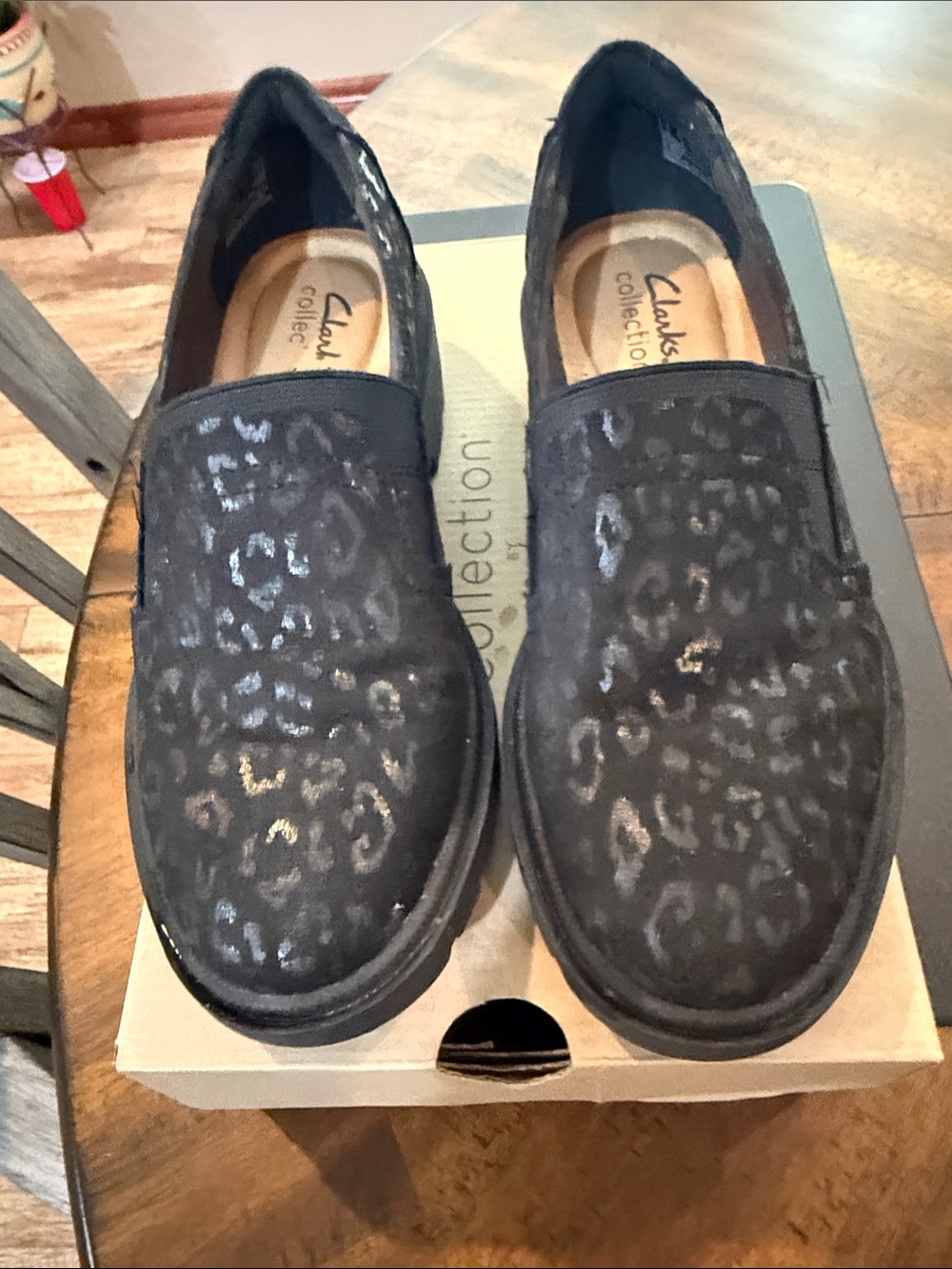 Women's Black Slip-On Loafers